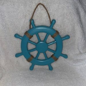 Teal colored Shipwheel